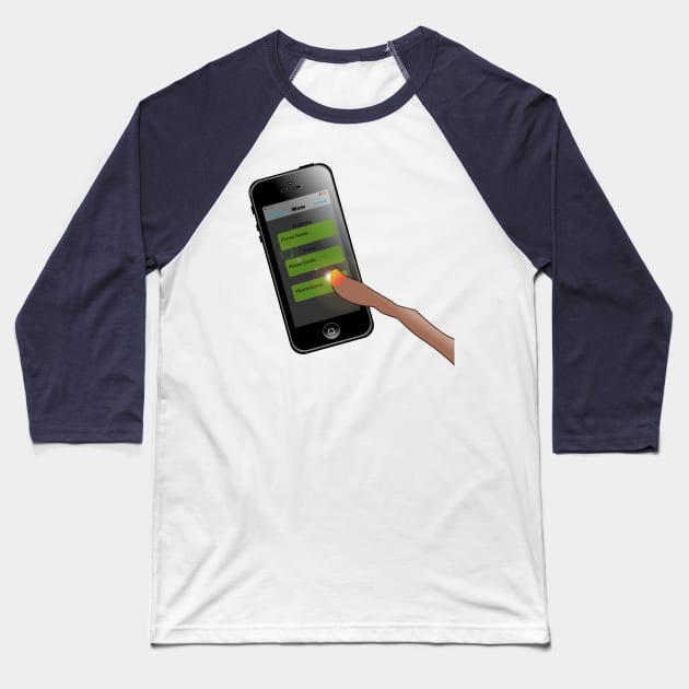 Phone Home Baseball T-Shirt by candhdesigns